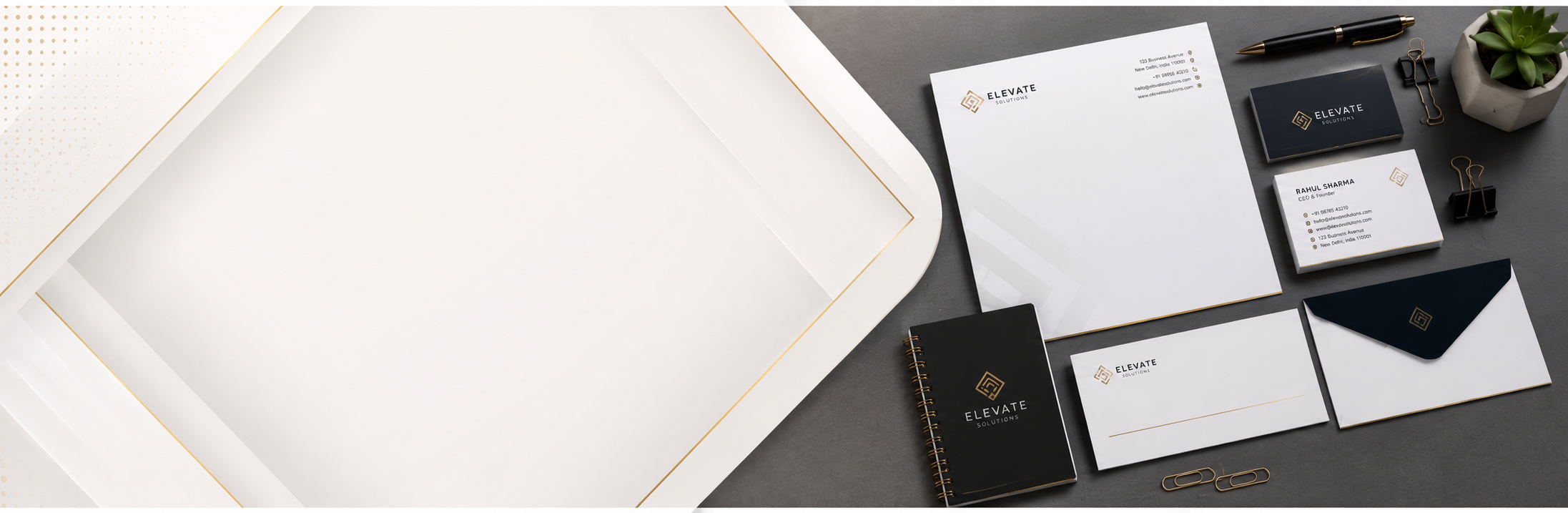 Business Stationery banner