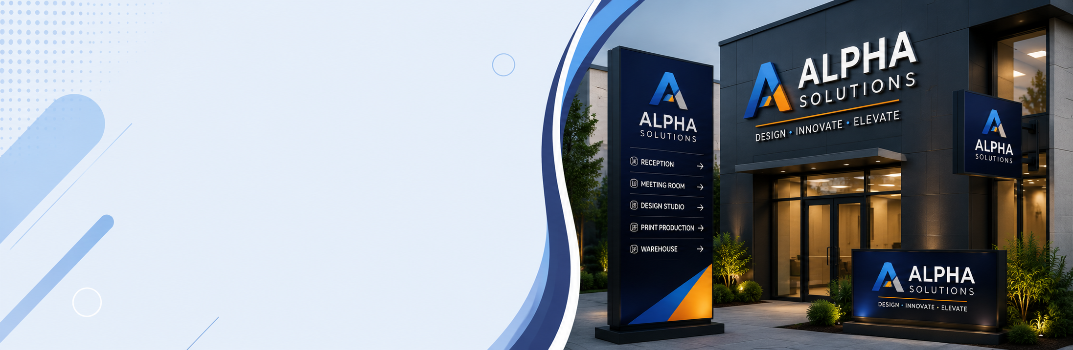 Signage & Branding banner