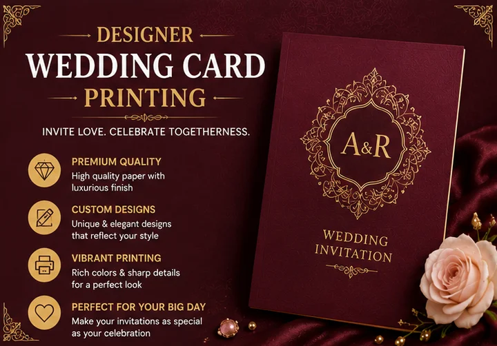 Designer Wedding Card Printing